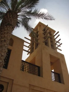 Iranian traditional windcatcher used in sustainable architecture