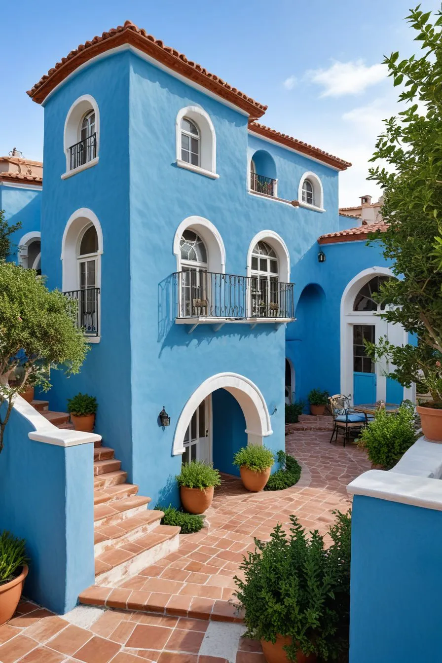 Modern interior with exposed concrete ceiling and bold red furniture, showcasing contemporary architecture and natural materials