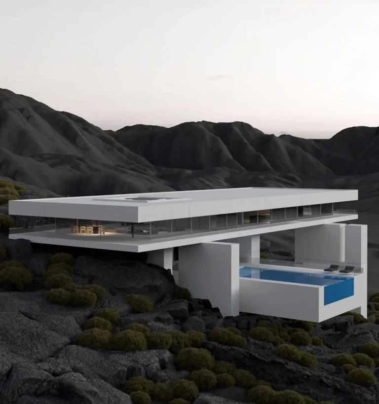 “Futuristic smart building and digital city concept representing smart and digital architecture trends”