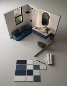 Modern Blue Harmony 01