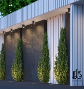 Balcony Ceilings with Integrated Lighting Channels in Linea Tower Residential Tower