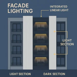 Interior Perspective of Lobby and Entrance Spaces Reflecting Mind-Coded Human-Centered Design